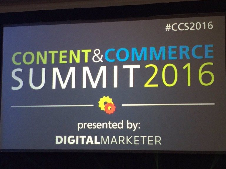 content & commerce summit 2016